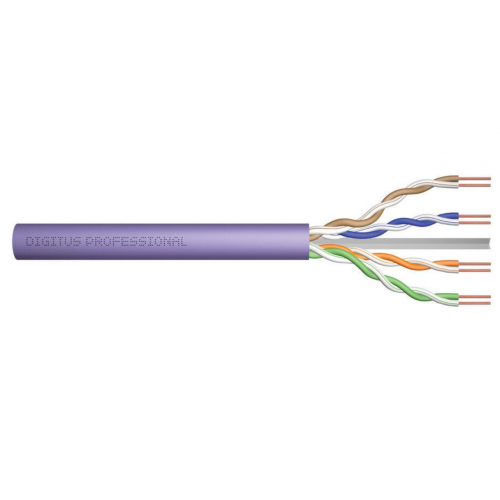 Cablu de retea Digitus by Assmann DK-1614-VH-5, U/UTP, Cat6, 500m, Purple