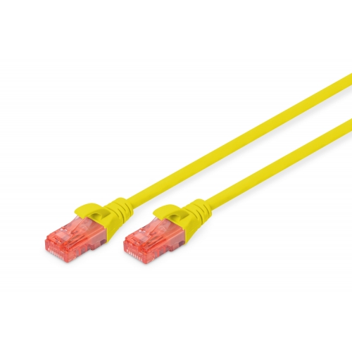 Patch Cord Digitus by Assmann DK-1617-010/Y, U/UTP, Cat6, 1m, Yellow