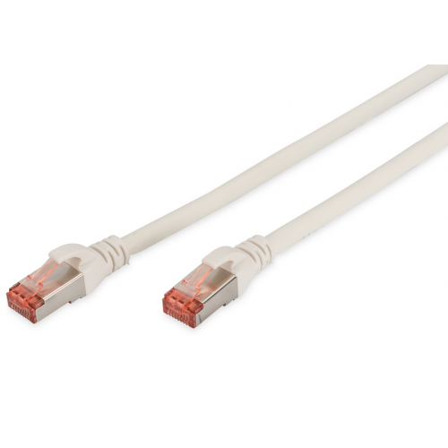 Patch Cord Digitus by Assmann DK-1644-005/WH, S/FTP, Cat6, 0.5m, White