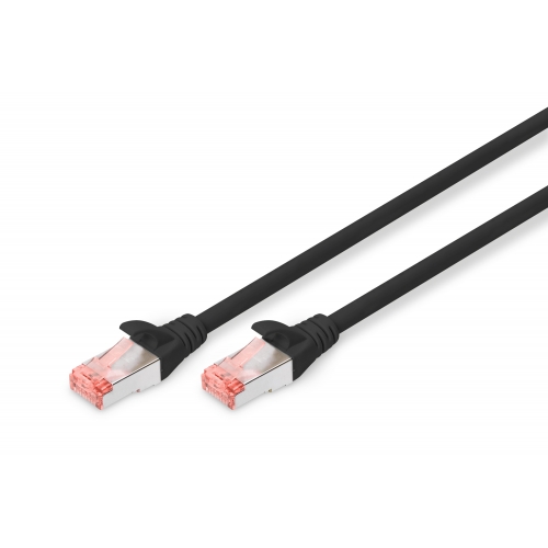 Patch Cord Digitus by Assmann DK-1644-010/BL, S/FTP, Cat6, 1m, Black