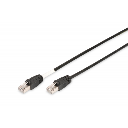 Patch Cord Digitus by Assmann DK-1644-100/BL-OD, S/FTP, Cat6, 10m, Black
