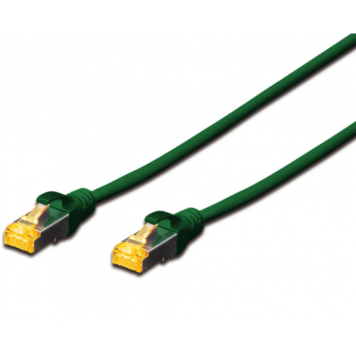 Patch Cord Digitus by Assmann DK-1644-A-100/G, S/FTP, Cat6a, 10m, Green