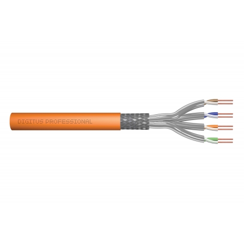 Cablu retea Digitus by Assmann, Cat7, S/FTP, 100m, Orange
