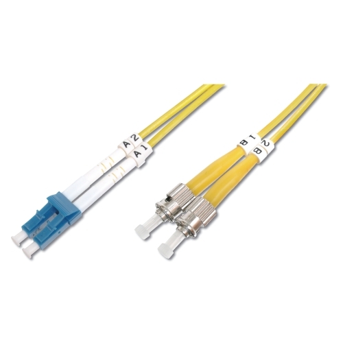 Patch Cord FO Digitus by Assmann DK-2931-02, LC - ST, 2m, Yellow