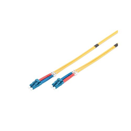 Patch Cord Fibra Optica Digitus by Assmann DK-2933-01, Single-Mode, OS2, Duplex LC - Duplex LC, 1 m