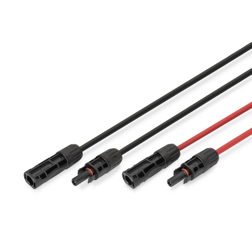 Cablu Digitus by Assmann pentru conectare la Panouri Solare DK-SCEC64-0030, 2 x MC4 - 2 x MC4, 3 m, Black-Red