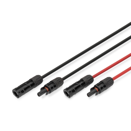 Cablu Digitus by Assmann pentru conectare la Panouri Solare DK-SCEC64-0050, 2 x MC4 - 2 x MC4, 5 m, Black-Red