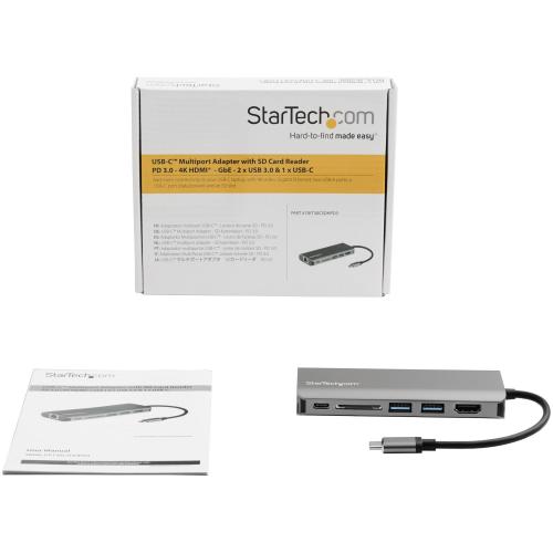 Doking Station Startech DKT30CSDHPD3, Space Gray