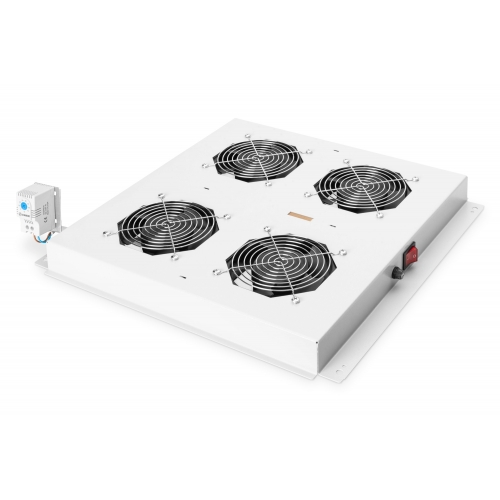 Panou Ventilatie Digitus by Assmann DN-19 FAN-4-N, 4x fan, Light Grey