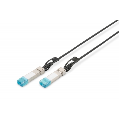 Patch Cord Digitus by Assmann DN-81220-01, SFP+ - SFP+, 0.5m, Black