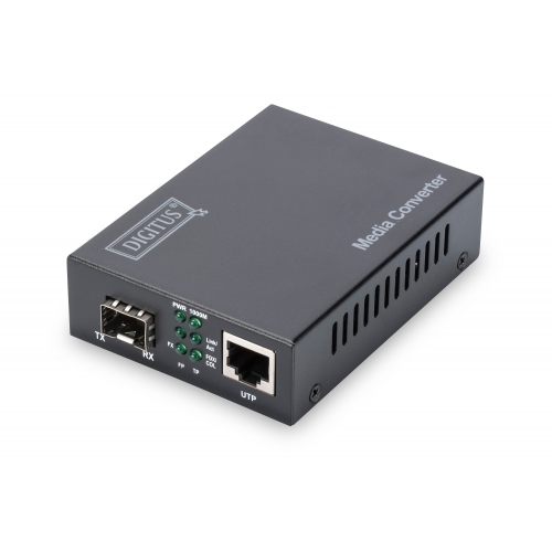 Convertor Media Digitus by Assmann DN-82130 1GB,  RJ45 - SFP