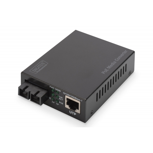 Convertor Media Digitus by Assmann DN-82160 1GB, 1310 nm, Singlemode, 20km, RJ45 - SC Duplex
