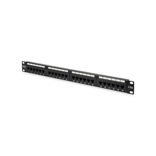 Patch Panel Digitus by Assmann DN-91524U, 19inch, 1U, 24 porturi, Cat5e, UTP, Black