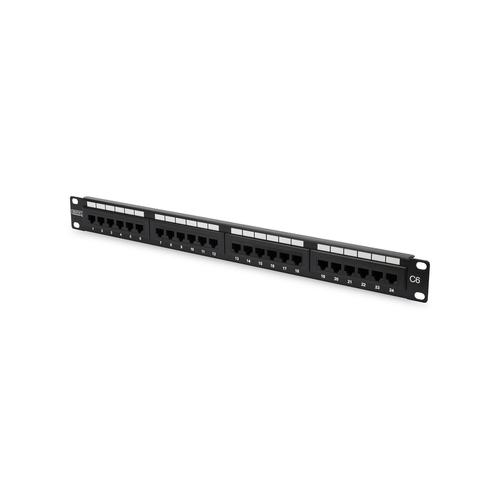 Patch Panel Digitus by Assmann DN-91624U, 19inch, 1U, 24 porturi, Cat6, UTP, Black