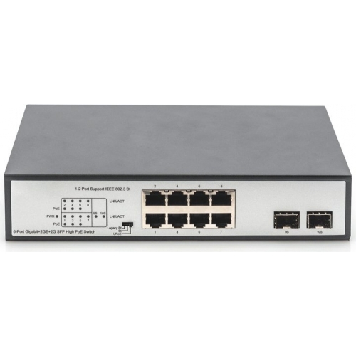 Switch Digitus by Assmann DN-95140, 8 porturi, PoE