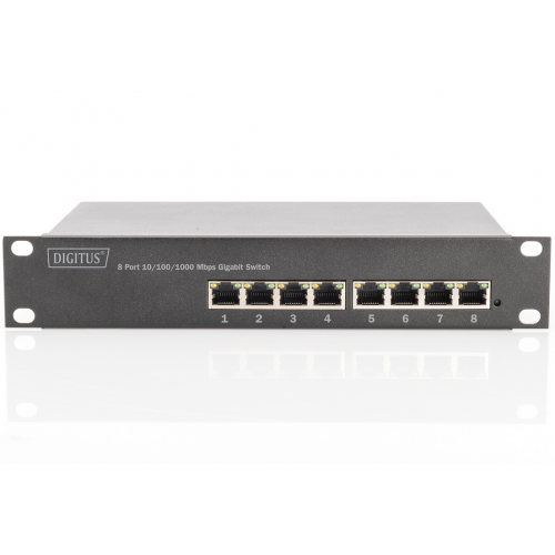 Switch Digitus by Assmann DN-95331, 8 porturi, PoE