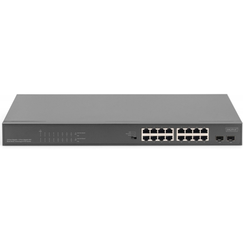 Switch Digitus by Assmann DN-95347-1, 16 porturi, PoE