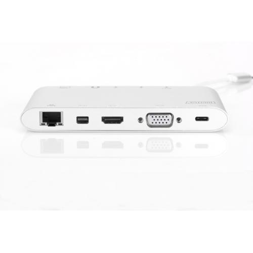 Docking Station Digitus Universal, White