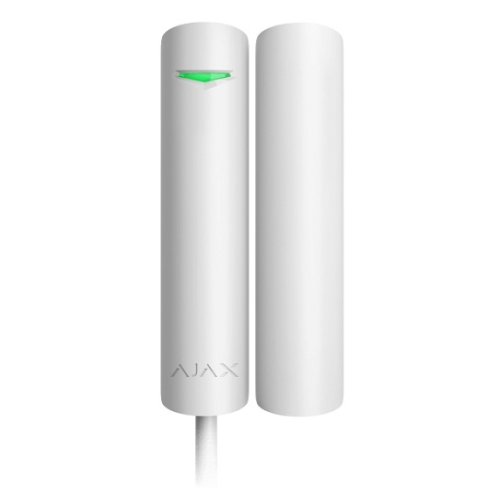 Contact magnetic Ajax DoorProtect Plus Fibra, White