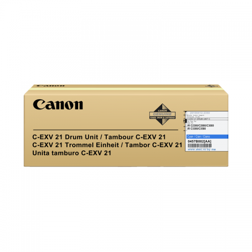 Drum Unit Canon CEXV21, cyan, capacitate 53000 pagini , pentru IRC2880/3380 series