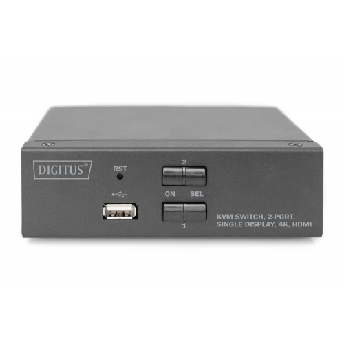 Switch KVM Digitus by Assmann DS-12870, Black