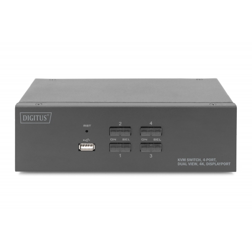 Switch KVM Digitus by Assmann DS-12882, Black