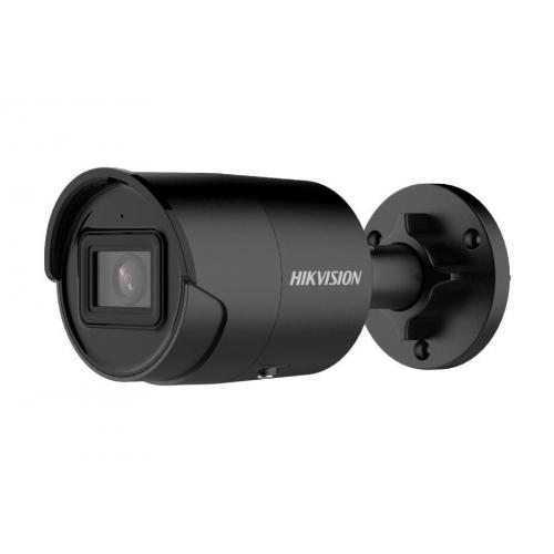 Camera supraveghere Hikvision IP bullet DS-2CD2043G2-IU(2.8mm)black, 4MP, culoare neagra, Acusens - filtrarea alarmelor false dupa corpul uman si masini, microfon audio incorporat, senzor: 1/3″ Progressive Scan CMOS , rezolutie: 2688 × 1520@30fps, ilumina