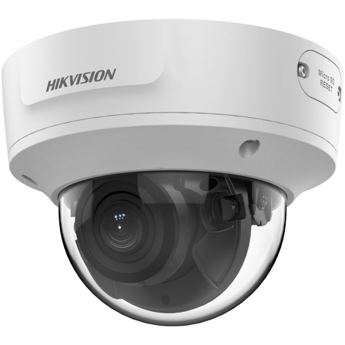 Camera supraveghere Hikvision IP dome DS-2CD2743G2-IZS(2.8-12mm), 4MP, senzor: 1/3″ Progressive Scan CMOS, rezolutie: 2688 × 1520@30fps, iluminare: Color: 0.005 Lux @ (F1.6, AGC ON), 0 Lux cu IR on, lentila varifocala motorizata: 2.8 - 12 mm, distanta IR: