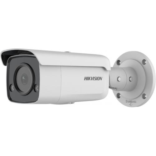 Camera supraveghere Hikvision IP Bullet DS-2CD2T47G2-L(2.8mm)C, 4MP, ColorVu - imagini color 24/7 (color si pe timp de noapte), filtrarea alarmelor false dupa corpul uman si masini, senzor: 1/1.8
