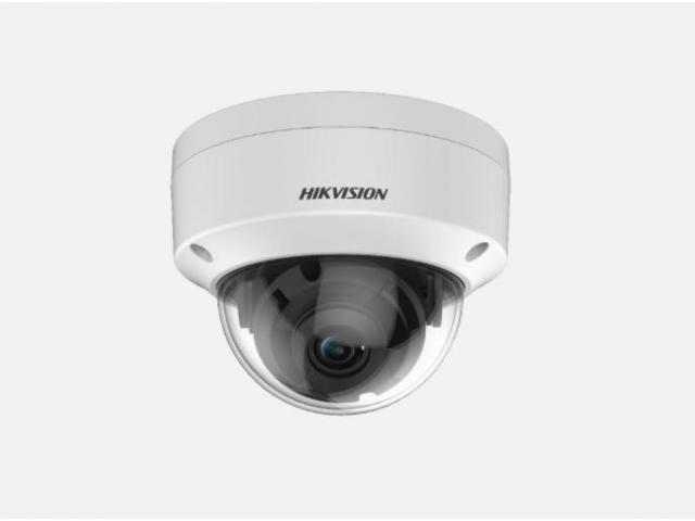 Camera supraveghere Hikvision Turbo HD dome DS-2CE57H0T-VPITF(2.8mm)C, 5MP, senzor: 5 MP CMOS, rezolutie: 2560 × 1944@20fps, iluminare: 0.01 Lux@(F1.2, AGC ON), 0 Lux cu IR, lentila: 2.8mm, distanta IR: 20m, Smart IR, Digital WDR/ICR/AGC/AWB/BLC/HLC/Globa