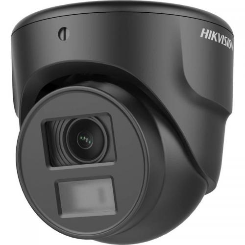 Camera supraveghere Hikvision Turbo HD mini turret DS-2CE70D0T-ITMF (2.8MM)black. 2 Mp, culoare neagra, rezolutie 1920 × 1080@25fps, iluminare 0.01 Lux@(F1.2, AGC ON), 0 Lux cu IR, lentila 2.8mm, distanta IR 20m, Smart IR, Digital WDR/AGC/AWB/BLC/HLC/2D D