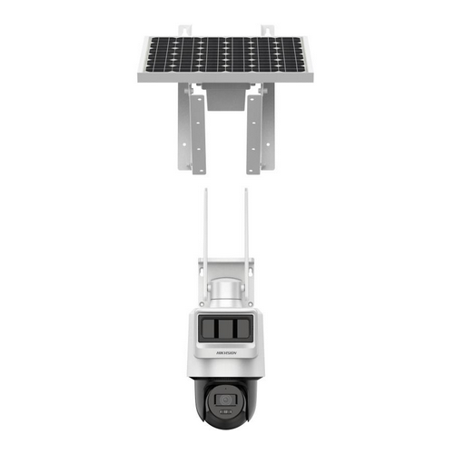 Camera IP PTZ Hikvision cu panou solar DS-2DE2C200IWG-K/4G/C09S20, 2 MP, Lentila 2.8 mm, IR 30 m