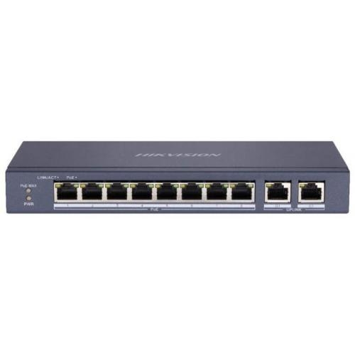 Switch Hikvision DS-3E0310P-E/M, 8-port, PoE