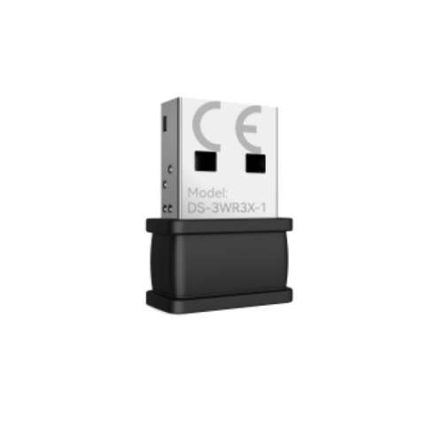 Adaptor wireless Hikvision DS-3WR3X-1, USB 2.0, Black