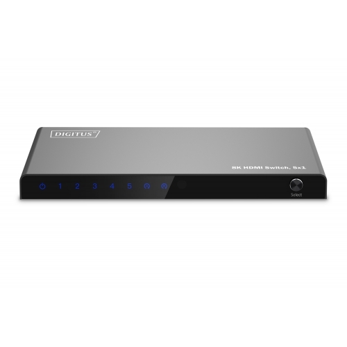Switch HDMI Digitus by Assmann DS-55334, 5x HDMI, Black