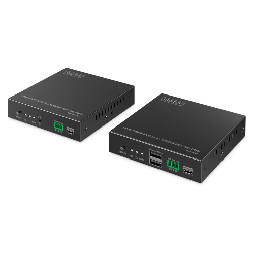 Extender HDMI Digitus by Assmann DS-55348, 40 km/200 m, Black