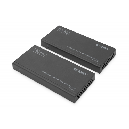 Extender HDMI Digitus by Assmann DS-55512, 40/70m, Black, 2 bucati