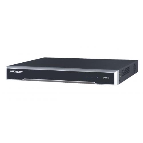 NVR Hikvision 16 canale IP POE DS-7616NI-I2/16P, 12MP, rezolutie inregistrare 12 MP/8 MP/6 MP/5 MP/4 MP/3MP/1080p/UXGA/720p, Incoming/Outgoing bandwidth: 160 Mbps/256Mbps, decoding 2-ch @ 12 MP (20fps) / 4-ch @ 8 MP (25fps) / 8-ch @ 4MP (30fps) /16-ch @ 1