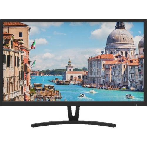 Monitor Hikvision 31.5 inch DS-D5032FC-A, LED Backlight, rezolutie: 1920 ×1080@60Hz, timp de raspuns: 8 ms, luminozitate: 300 cd/m², contrast: 1000: 1, unghi vizualizare: Horizantal 178°, vertical 178°,  3D noise reduction technology, 3-D digital comb fil