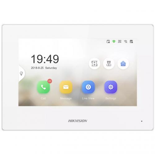 Monitor Videointerfon Hikvision DS-KH6320-LE1/W(B), 7inch