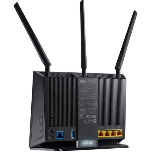 Router Wireless Asus DSL-AC68U, 4x LAN