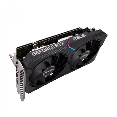 Placa video Asus nVidia GeForce RTX 3050 Dual OC Edition LHR 8GB, GDDR6, 128bit