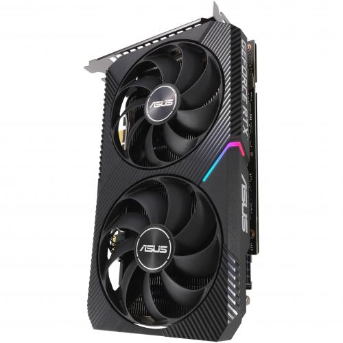 Placa video ASUS nVidia GeForce RTX 3060 Ti Dual MINI OC LHR 8GB, GDDR6, 256bit