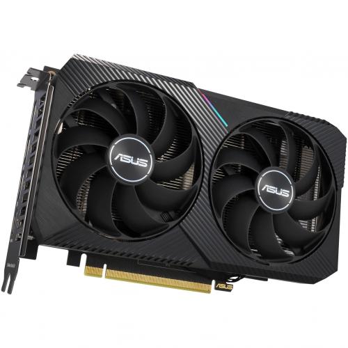 Placa video ASUS nVidia GeForce RTX 3060 Ti Dual MINI OC LHR 8GB, GDDR6, 256bit