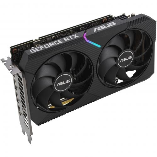 Placa video ASUS nVidia GeForce RTX 3060 Ti Dual MINI OC LHR 8GB, GDDR6, 256bit