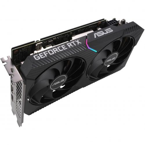 Placa video ASUS nVidia GeForce RTX 3060 Ti Dual MINI OC LHR 8GB, GDDR6, 256bit