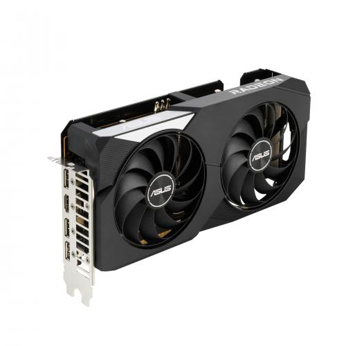 Placa video Asus AMD Radeon RX 6600 DUAL 8GB, GDDR6, 128bit