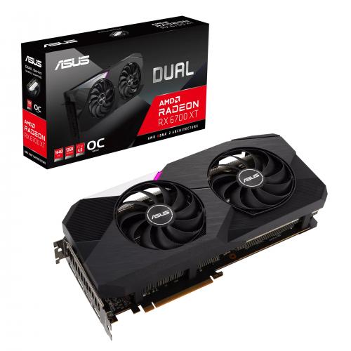 Placa video Asus Radeon Dual RX 6700 XT OC 12GB