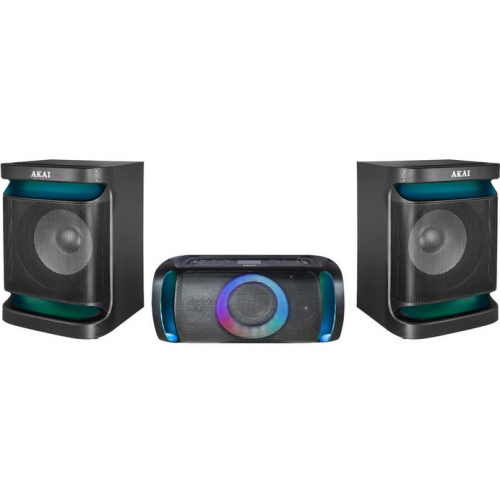 Boxe Akai DUAL SPEAKER SYSTEM MX5, Black