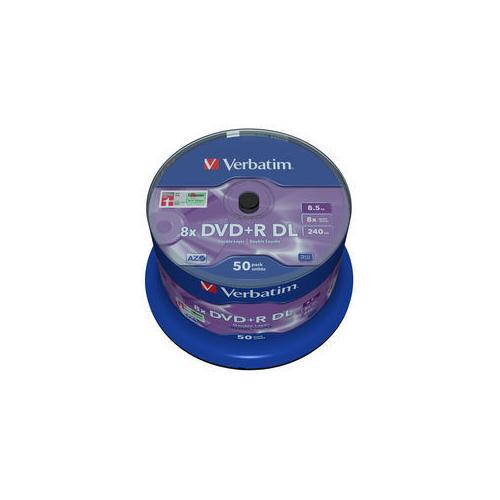 DVD+R DL Verbatim 8x, 8.5GB, 50buc, Spindle